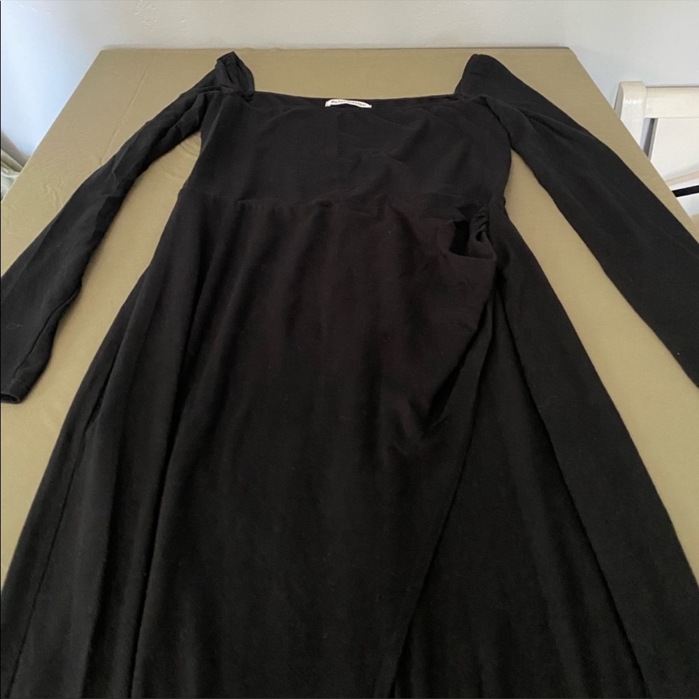 REFORMATION Black Dress